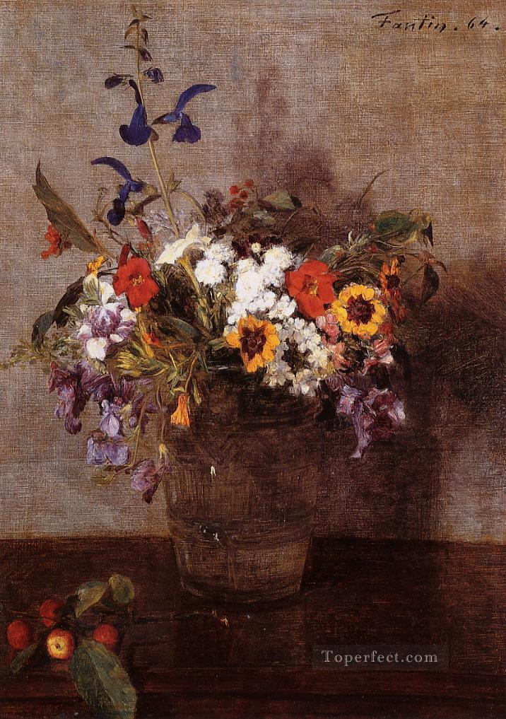Flores diversas Henri Fantin Latour Pintura al óleo